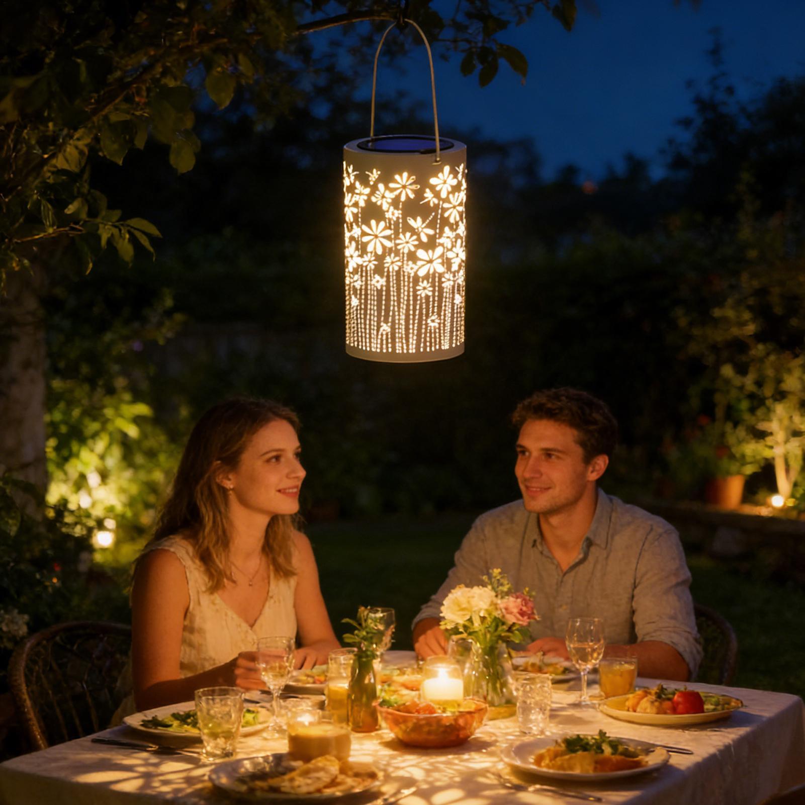 Yard Lighting Decor - Lanternes d'extérieur pour porche, lampes à