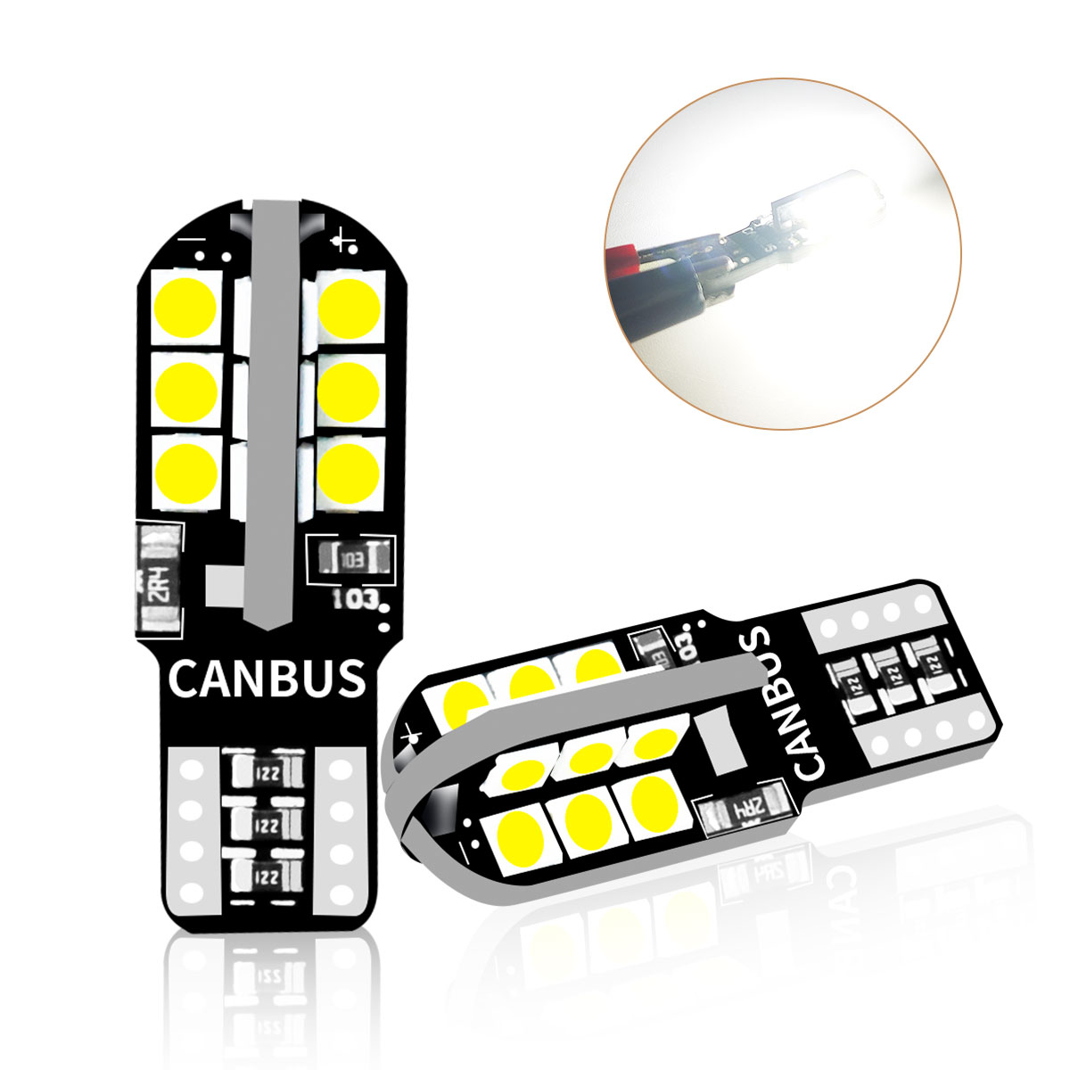 Colour Changing Bulb - Ampoules de signalisation de voiture w5w
