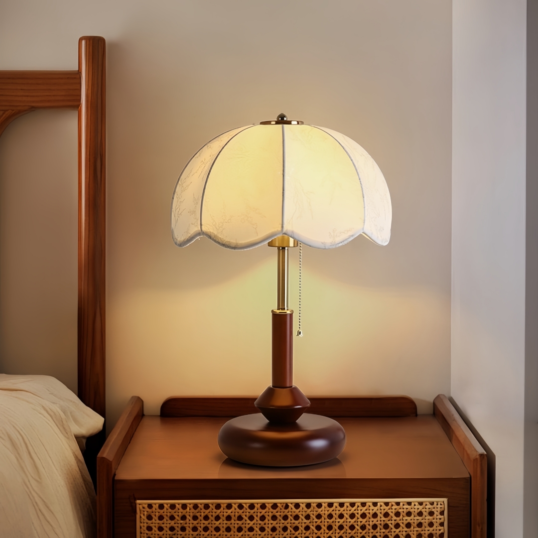 Lighting Table Decor - Lampe de table vintage à abat-jour