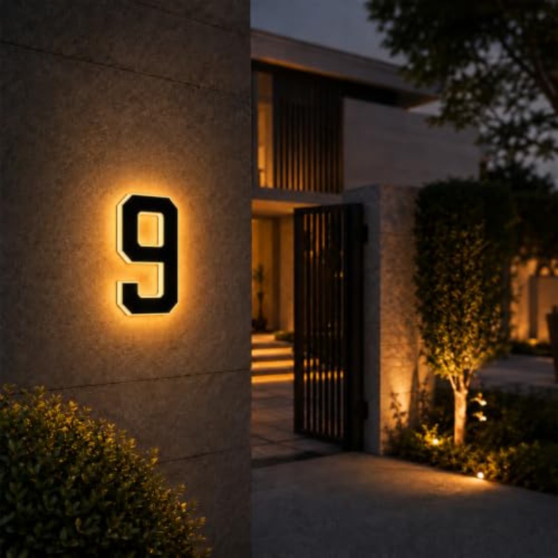 Decor Lighting Address - Lumière de numéro de maison à