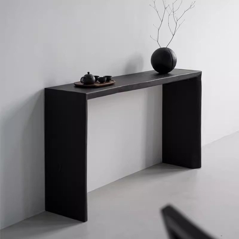Lighting Home Decor Items - Table longue en bois massif, simplicité