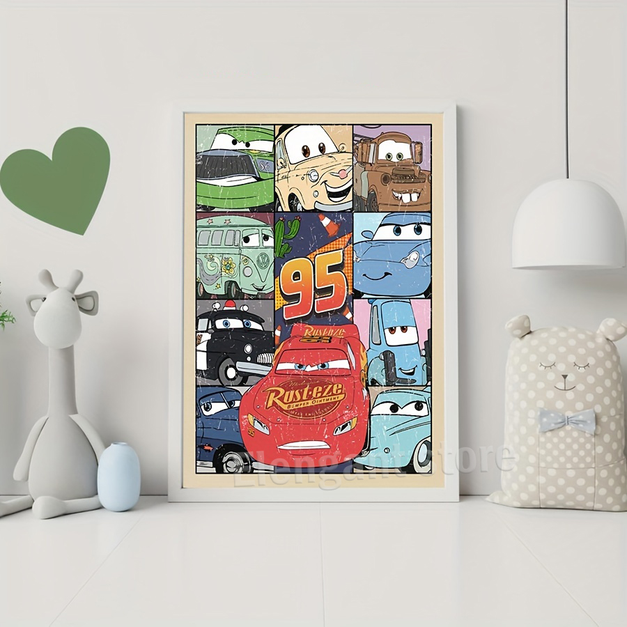 Affiches d'art des personnages - Lighting Mcqueen Decor avis et prix