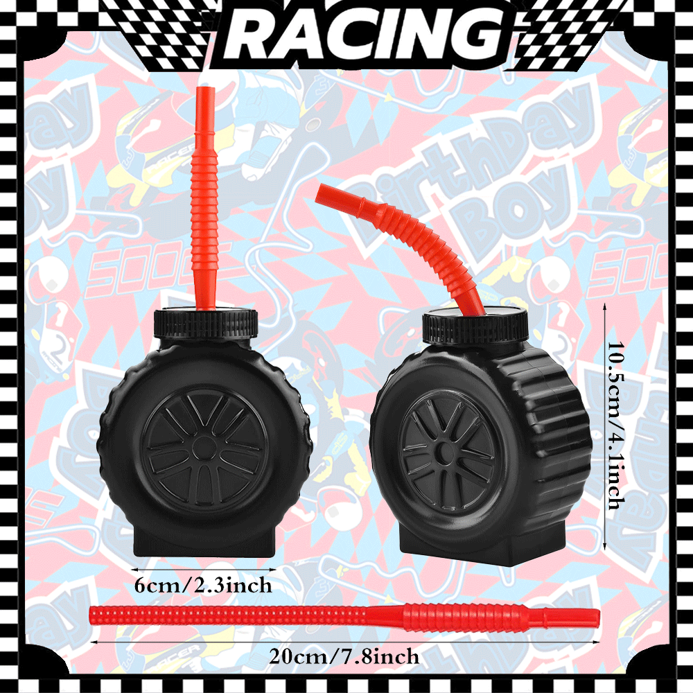 Gobelets en forme de pneus de  - Lighting Mcqueen Decor avis et prix