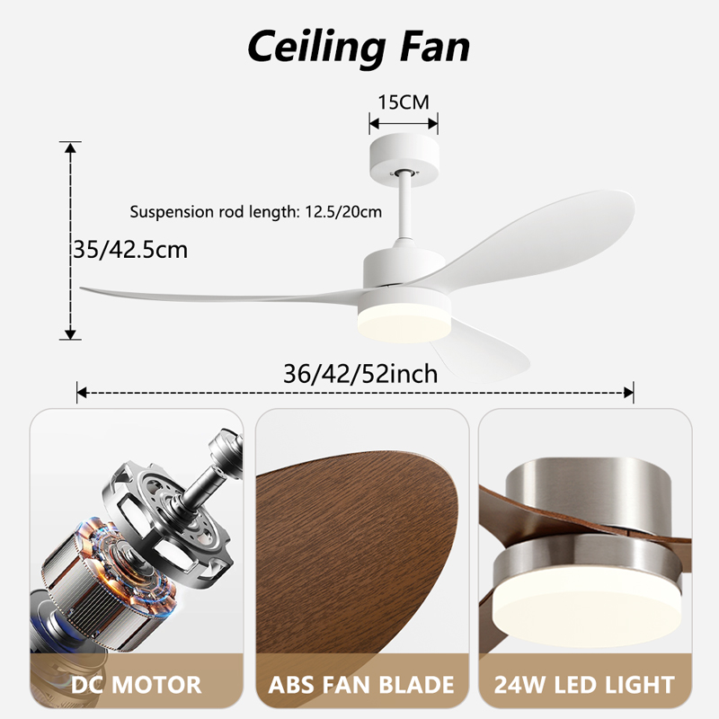 36/42/52 pouces ventilateur de - Decor Lighting Ceiling Fans avis et prix