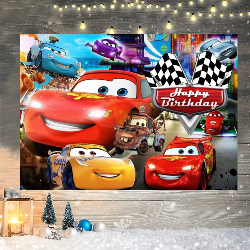 Décorations de fête sur le thè - Lighting Mcqueen Decor avis et prix