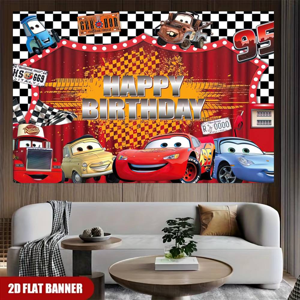 Décorations de fête sur le thè - Lighting Mcqueen Decor avis et prix