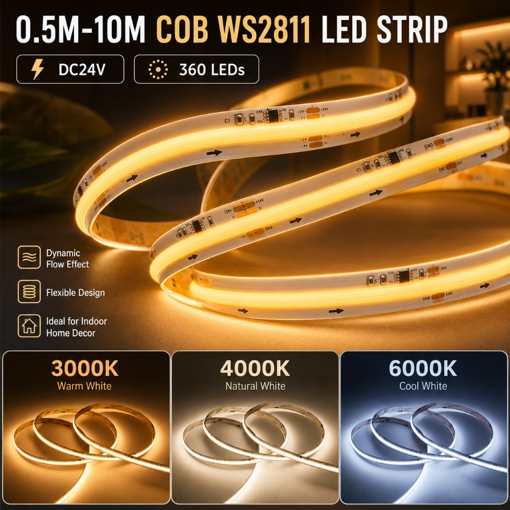Bande LED COB WS2811 DC24V adr - Decor Lighting Address avis et prix