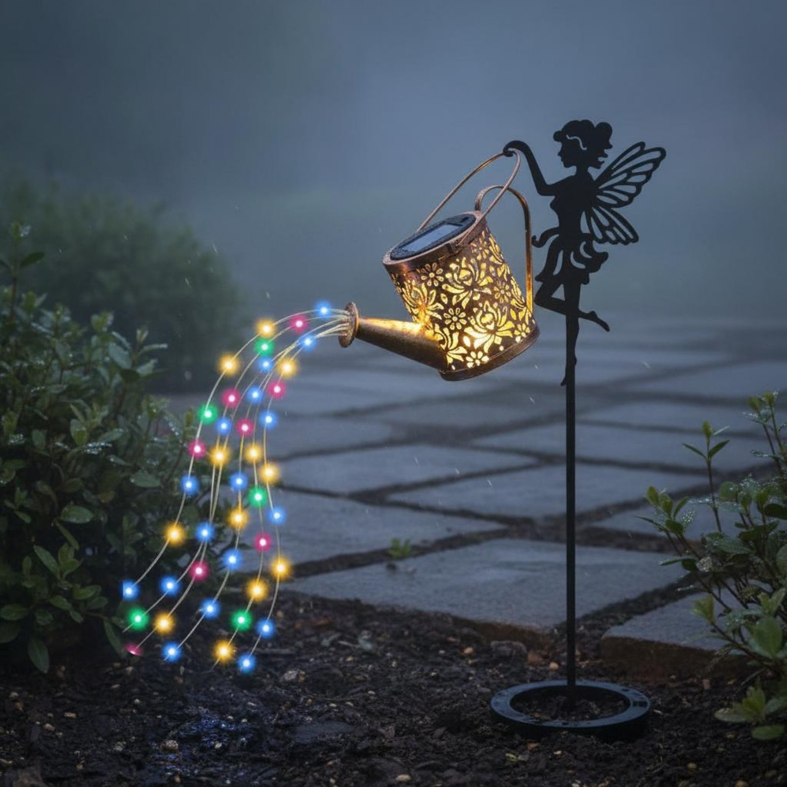 Arrosoir solaire lumineux déco - Yard Lighting Decor avis et prix