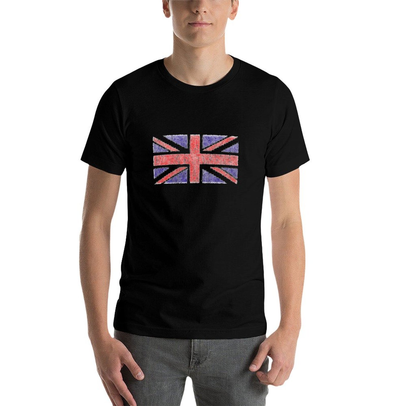 T-shirt vintage avec drapeau U - Union Lighting & Decor avis et prix