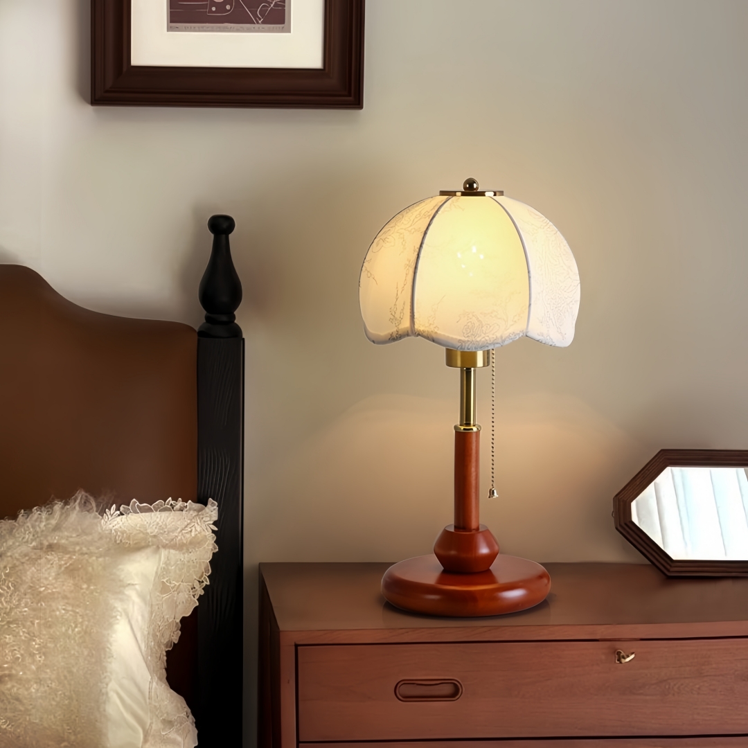 Lampe de table vintage à abat- - Lighting Table Decor avis et prix