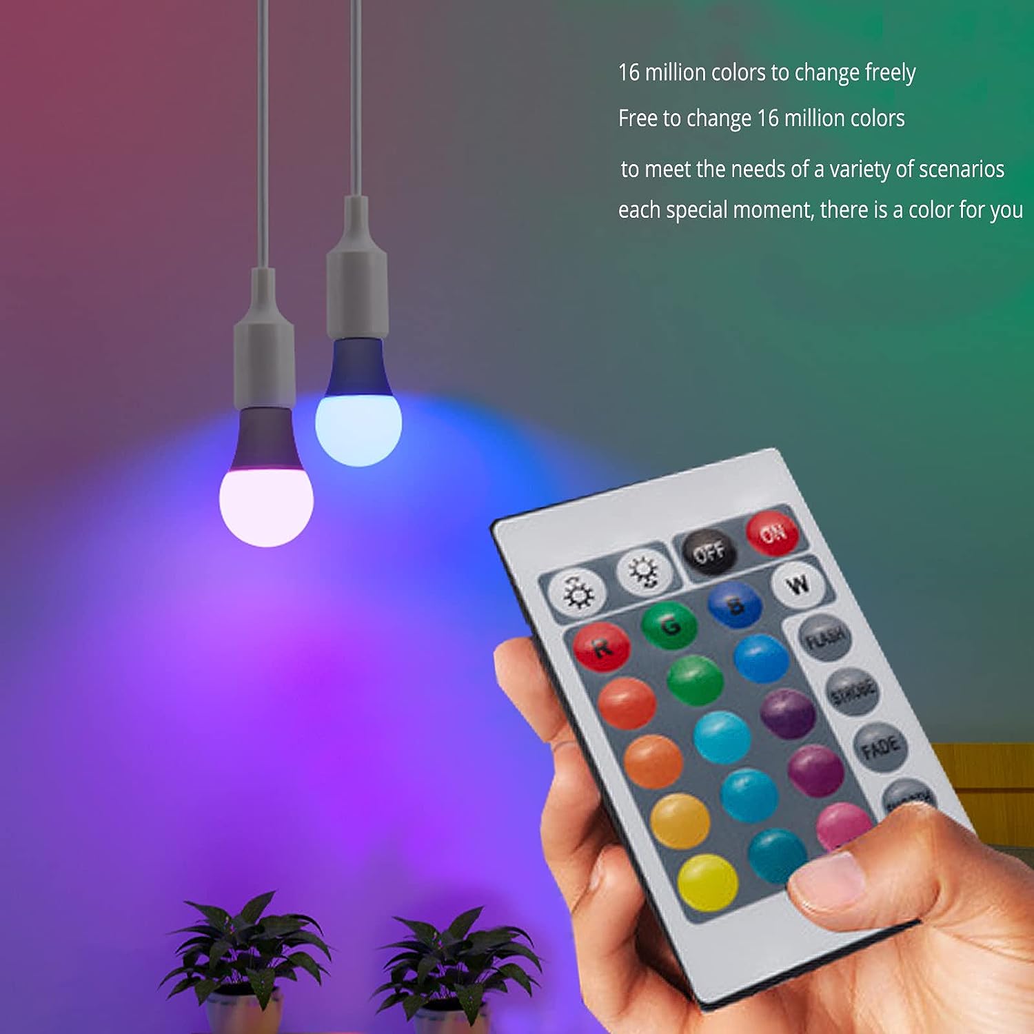 Ampoule LED E27 220V 16 couleu - Colour Changing Bulb avis et prix