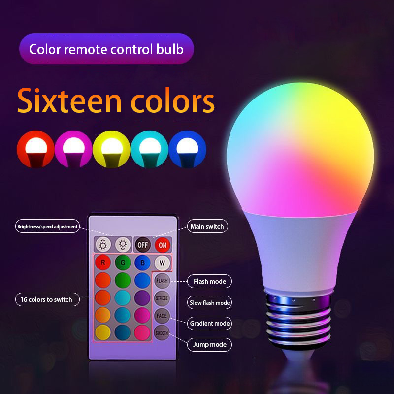 Ampoule LED E27 220V 16 couleu - Colour Changing Bulb avis et prix