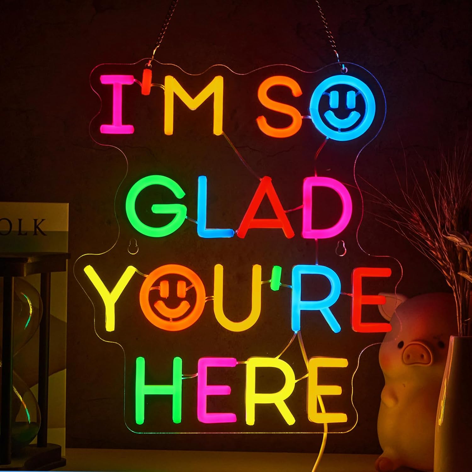    Panneau néon « I'm So Glad - Lighting Decor In Room avis et prix