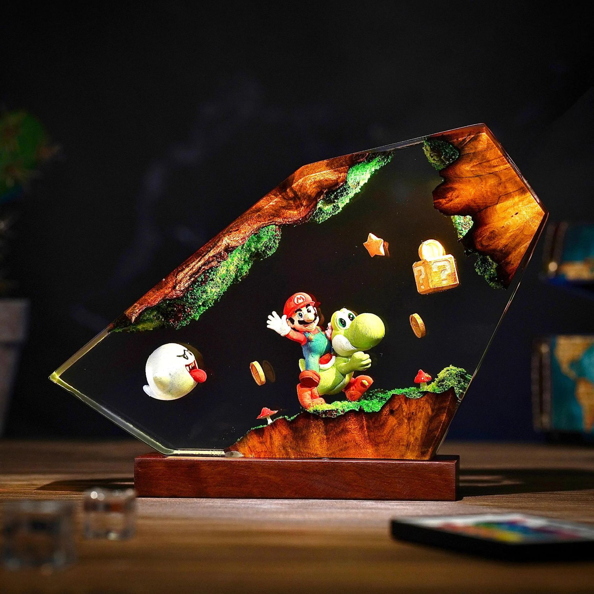 Lampe de table en résine, figu - Lighting Table Decor avis et prix