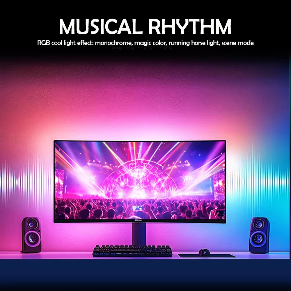 Bande lumineuse de jeu RGB, ré - Lighting Decor In Room avis et prix