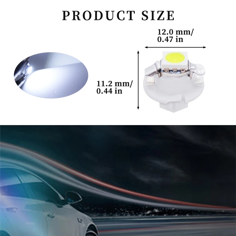 10 pièces 12V 7 couleurs B8.4  - Colour Changing Bulb avis et prix