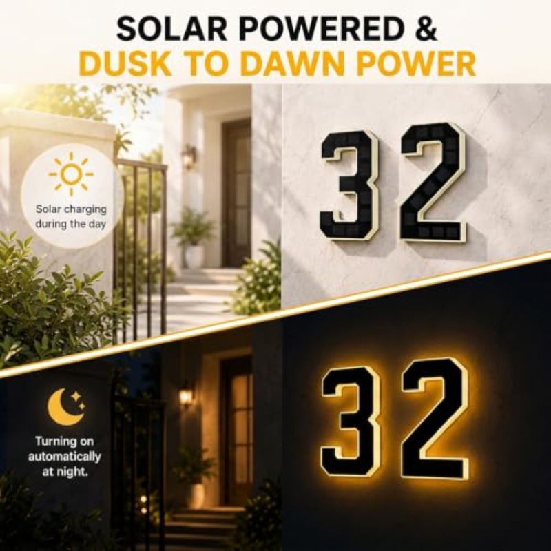 Lumière de numéro de maison à  - Decor Lighting Address avis et prix