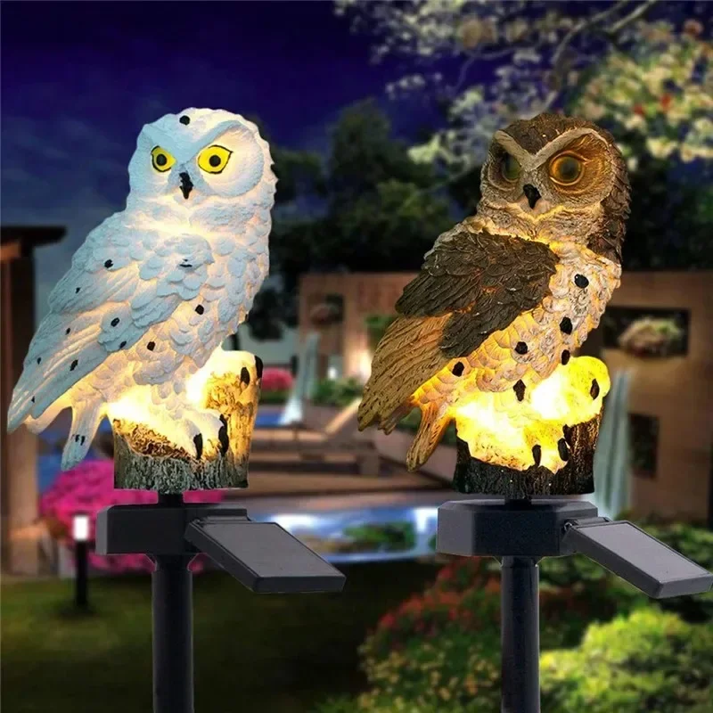 Statue de hibou solaire, lumiè - Yard Lighting Decor avis et prix