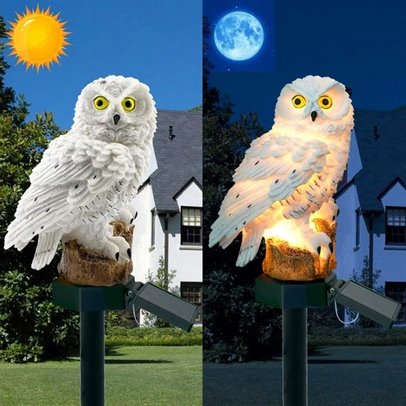 Statue de hibou solaire, lumiè - Yard Lighting Decor avis et prix
