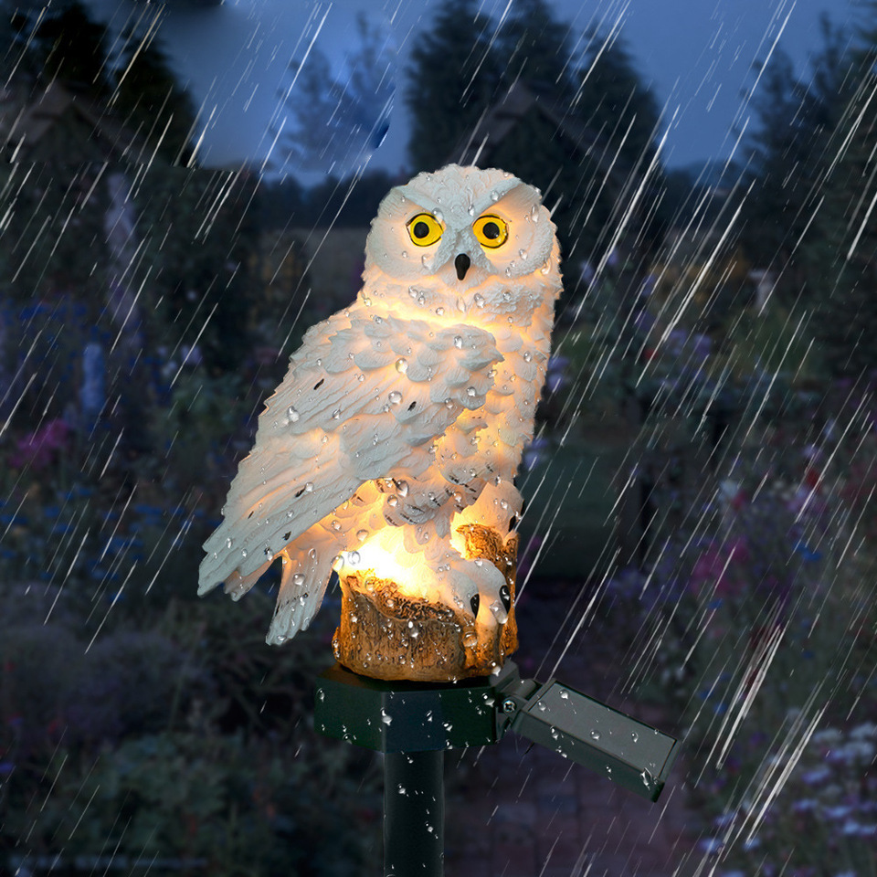 Statue de hibou solaire, lumiè - Yard Lighting Decor avis et prix