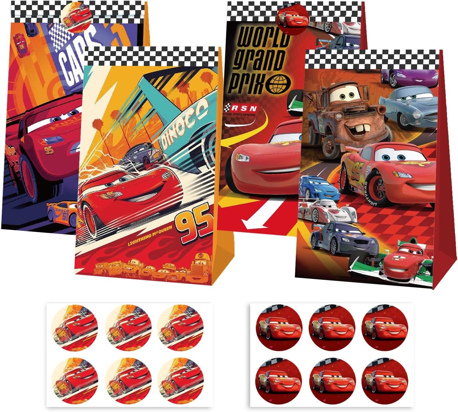 Sacs cadeaux pour fête sur le  - Lighting Mcqueen Decor avis et prix