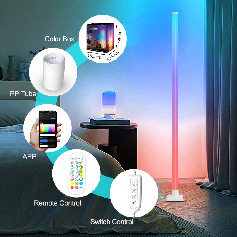 Lampadaire LED sur pied intell - Lighting Decoration Stand avis et prix