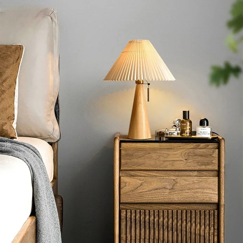 Lampe de table plissée rétro,  - Lighting Table Decor avis et prix