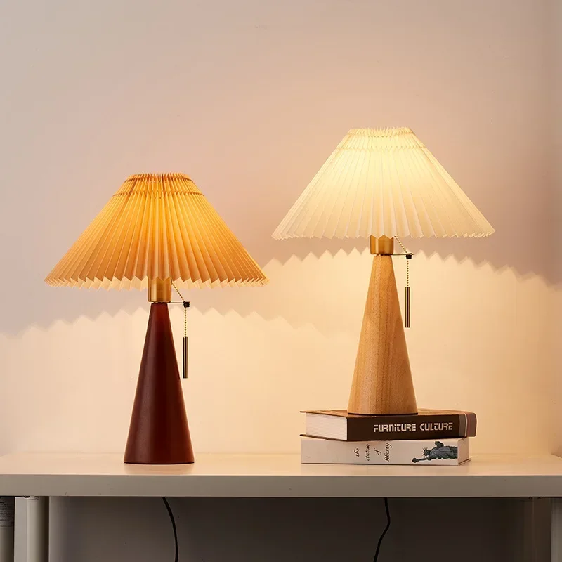Lampe de table plissée rétro,  - Lighting Table Decor avis et prix