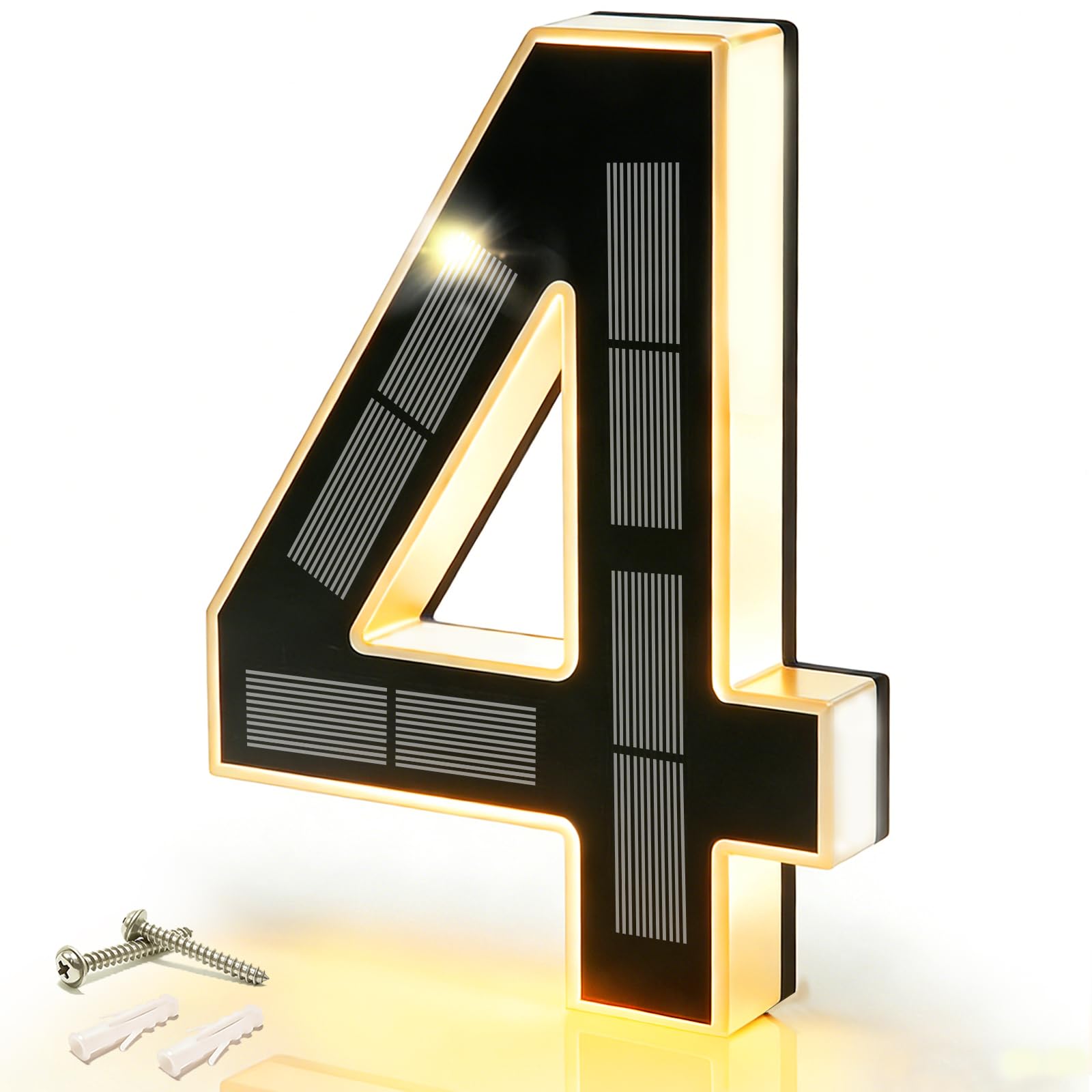 Plaque de porte solaire LED mo - Decor Lighting Address avis et prix