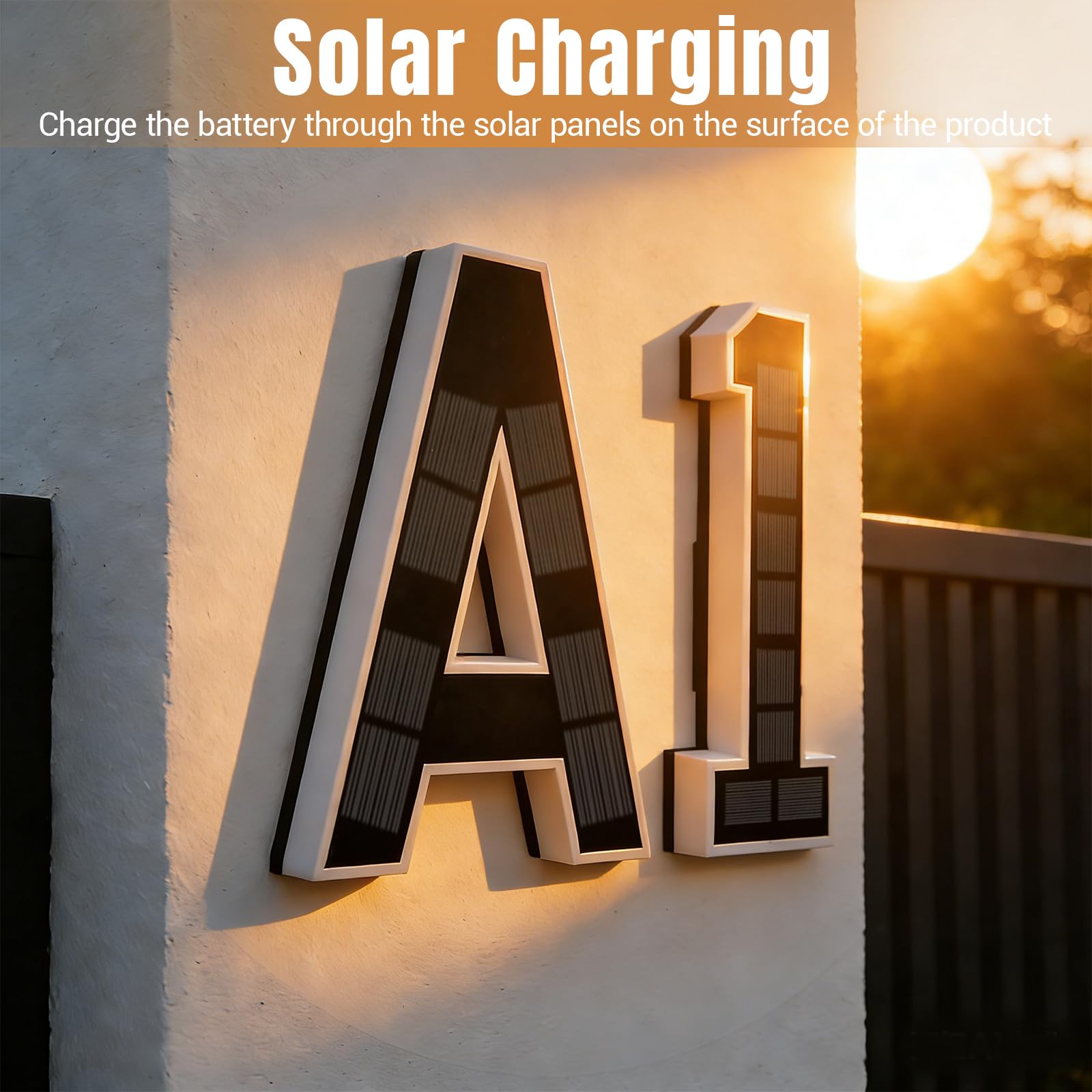 Plaque de porte solaire LED mo - Decor Lighting Address avis et prix