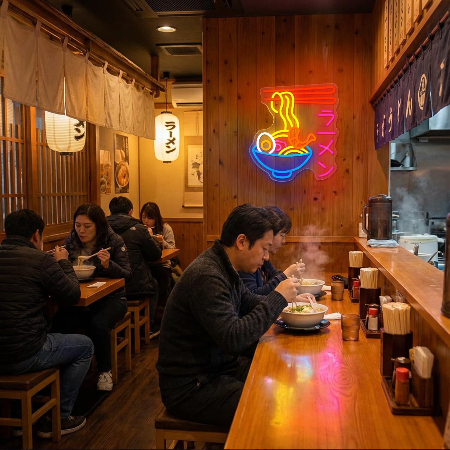 Enseigne néon LED Ramen, motif - Lighting Decor In Room avis et prix