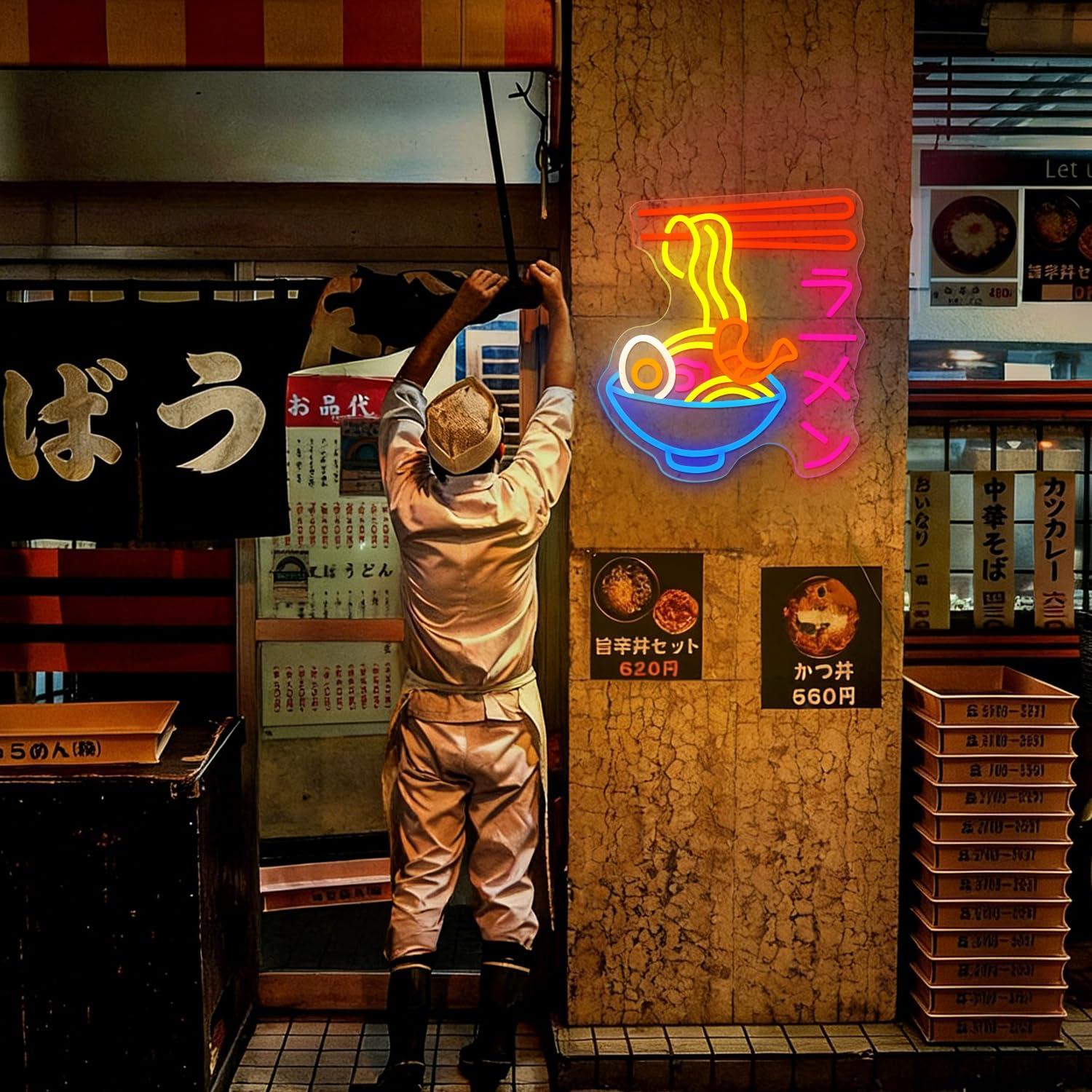 Enseigne néon LED Ramen, motif - Lighting Decor In Room avis et prix
