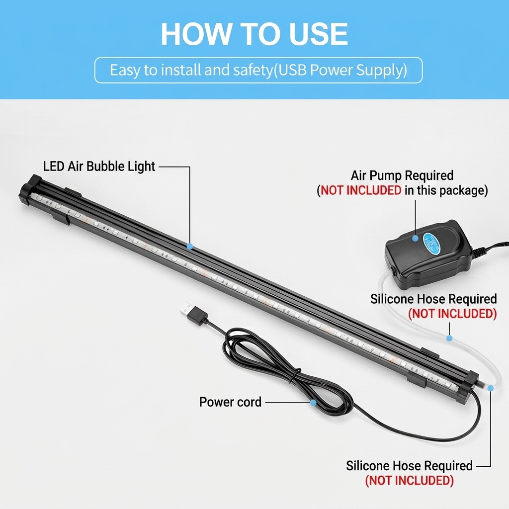 Lampe LED USB pour aquarium, d - Colour Changing Bulb avis et prix